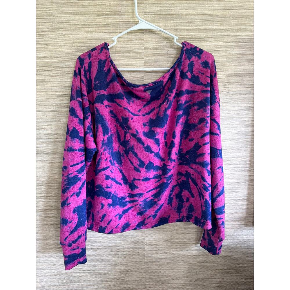 LuLaroe Rise wide neck long sleeve top women's size S - Picture 4 of 4